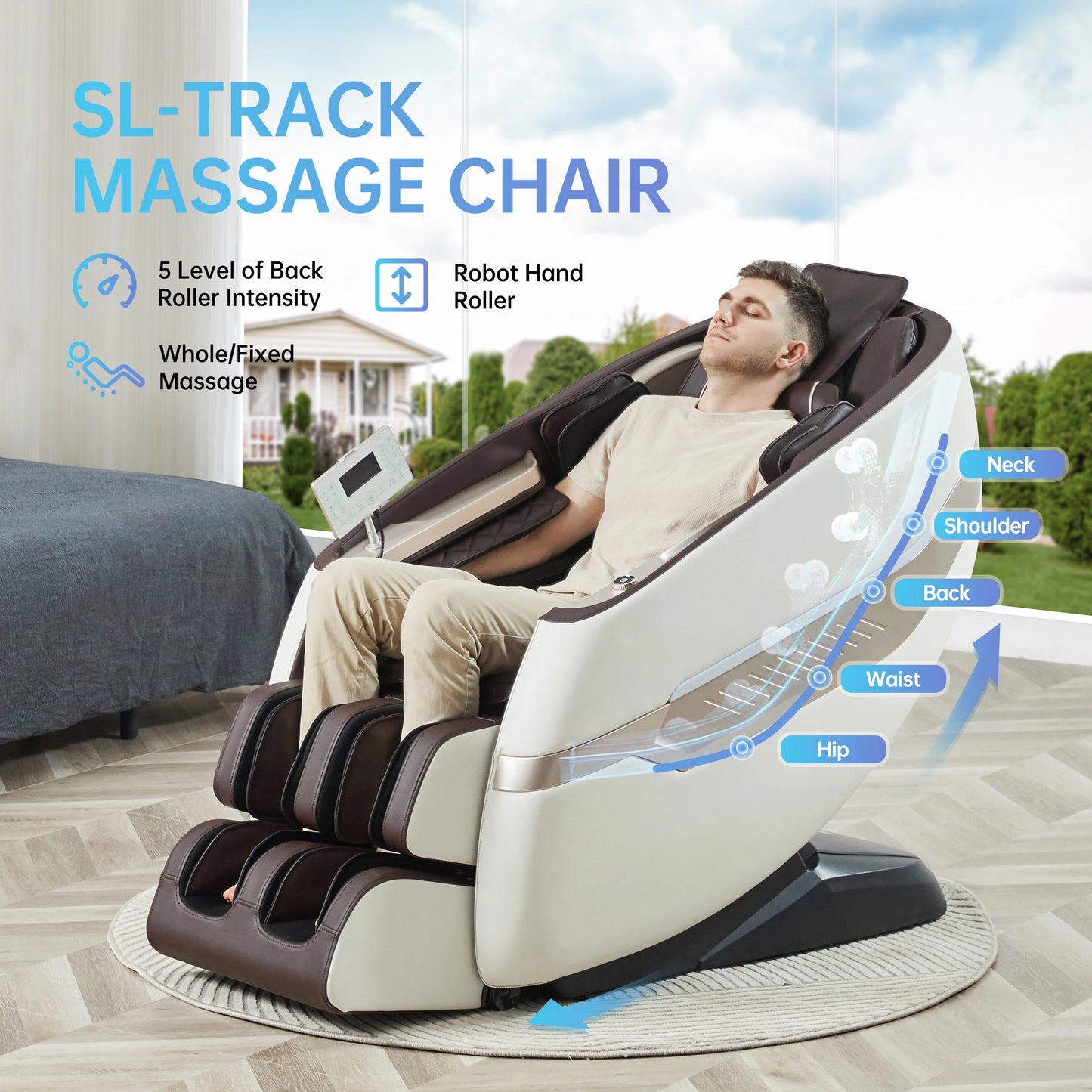 wholesale Adjustable variation chair massage recliner zero gravity electric massage chair 4d zero gravity with phone stand