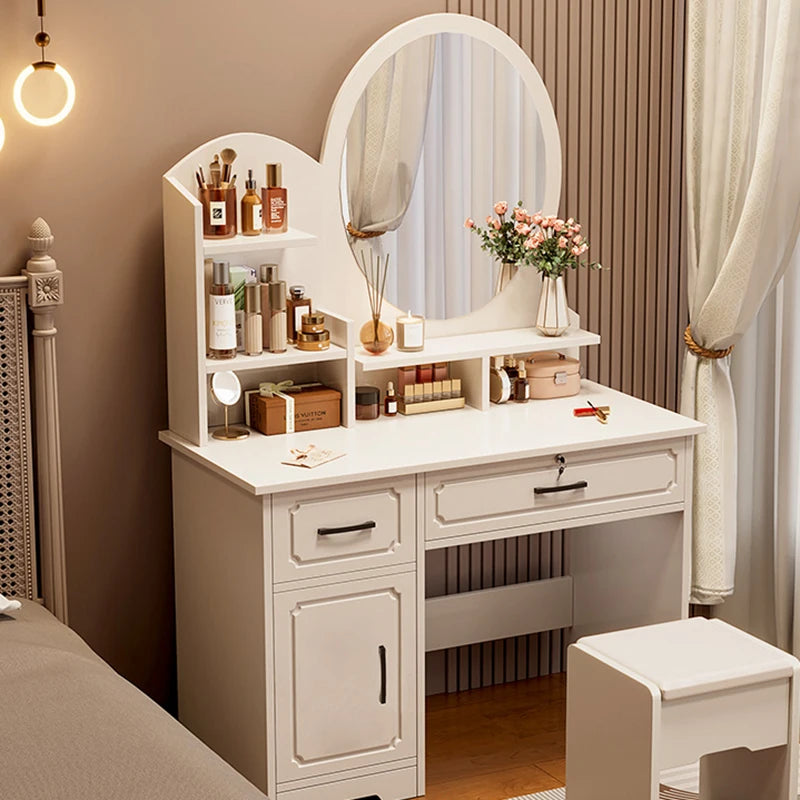 Decoration Accessories Dressing Table Mirror Bedroom Makeup Full Dressing Table Vanity Desk Espejo Tocador Italian Furniture