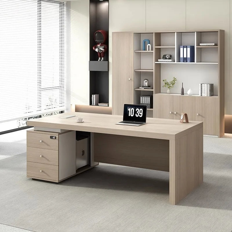 Organizer Minimalist Office Desk Reception Home Executive Secretary Desk Student Shelves Mesa Escritorio Living Room Furniture