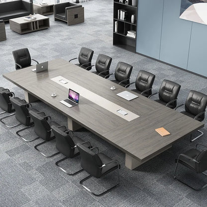 10 years warranty commercial office furniture long Meeting Room table luxury office executive Conference Table with wooden Legs