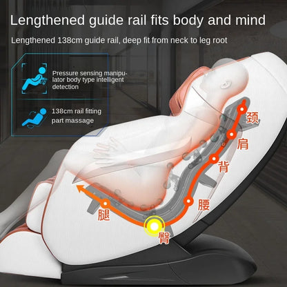 New Productslrail Track Music Zero Gravity Massage Chair Multifunctional Luxury Space Capsule Massage Chair Home Bluetooth Body