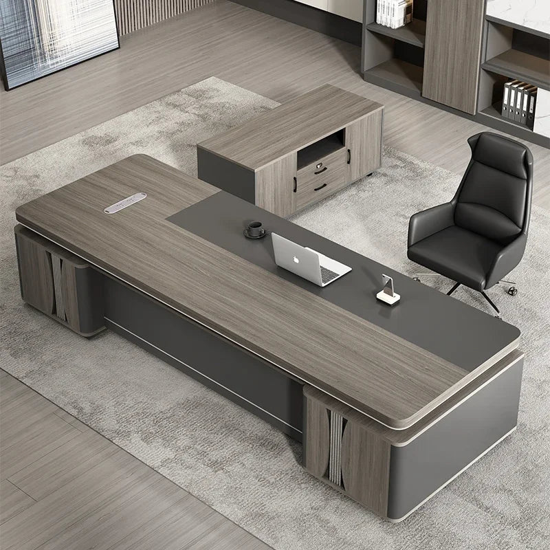 Corner Writing Desk Reception Drawers Executive Computer Office Desk Organizer Modern Escritorios De Oficina Office Furniture