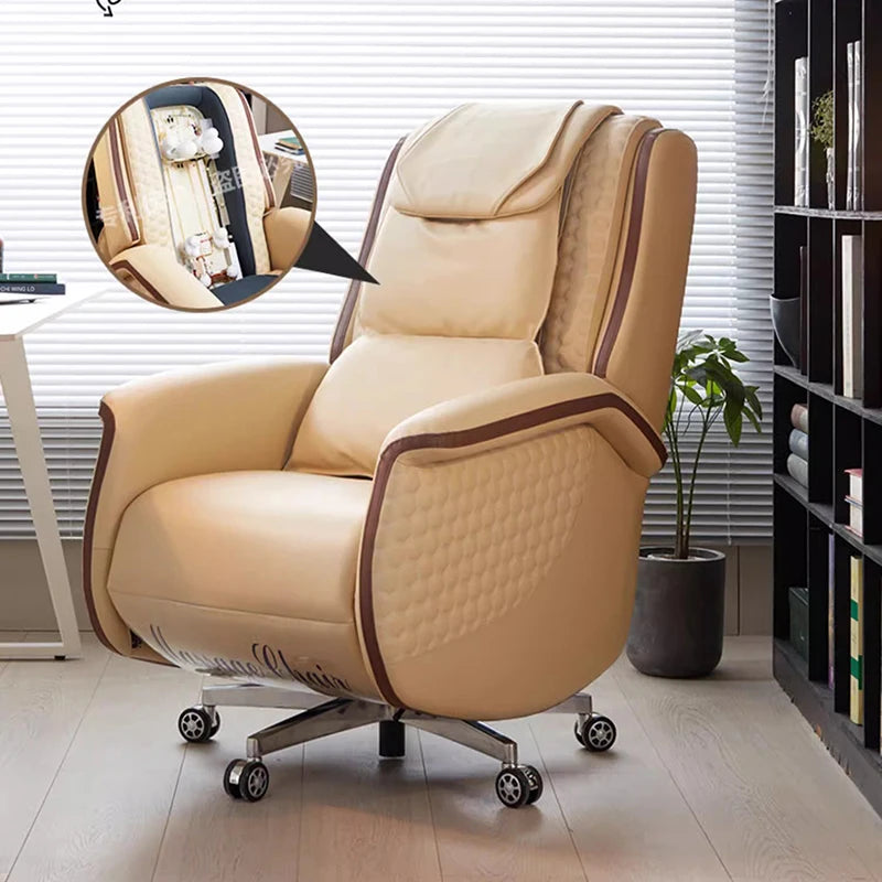 Chairs Living Room Rotating Chair Design Relax Comfortable Office Wheels Computer Armchair Silla Oficina Advanced Recliner