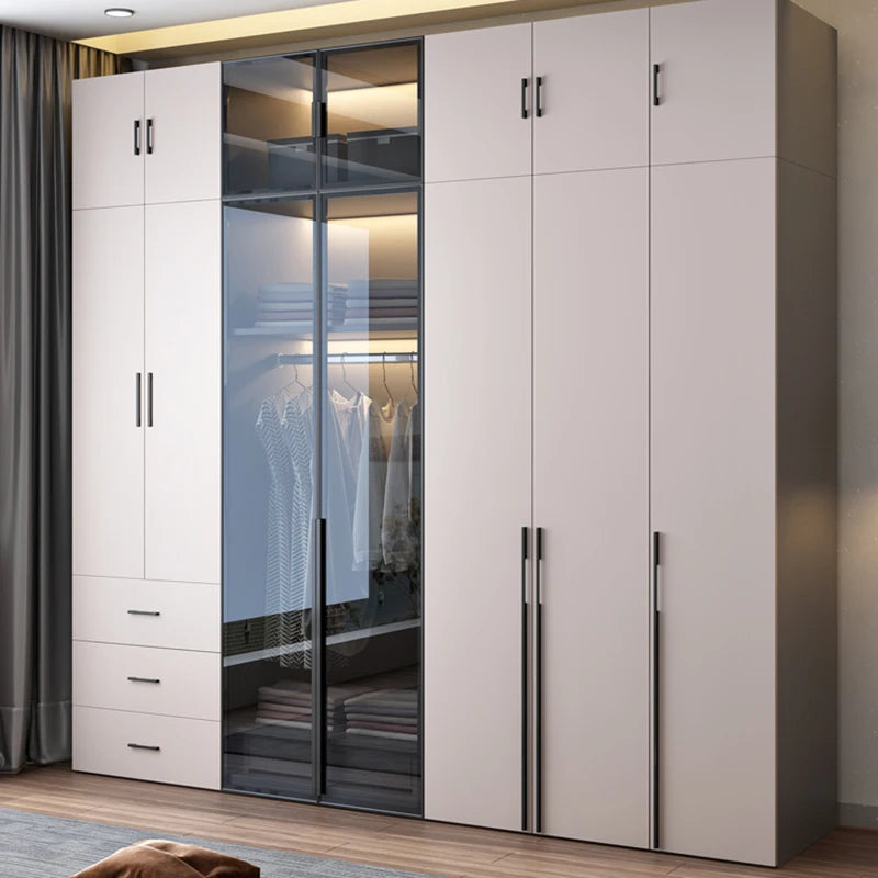 Luxury Wardrobes Storage Clothes Closet Bedroom Display Drawers Modular Wardrobes Organizer Meubles De Chambre Salon Furniture