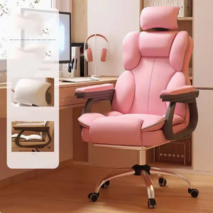 Fancy Luxairy Executive Office Chair Nordic Design Gaming Computer Office Chair White Modern Sillas De Oficina Salon Furniture