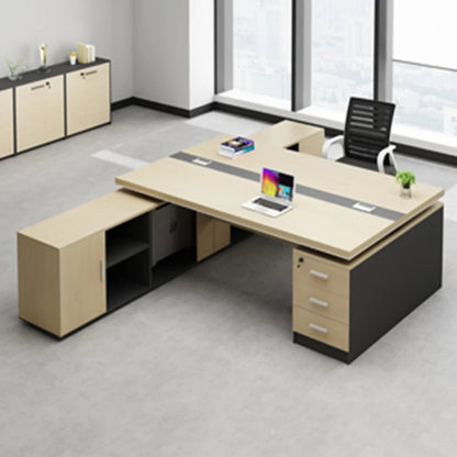 Luxury Executive Office Desks WorkStorage Home Computer Pullout Under Office Table White Tavolo Scrivania Ufficio Furniture