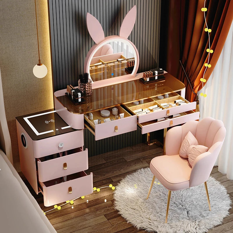 Kawaii Nordic Minimal Dressing Table Black Luxury Makeup Organizer Dressing Table Vanity Makeup Coiffeuse De Chambre Furniture