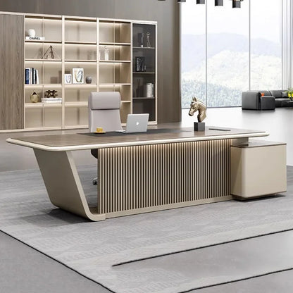 Executive Study Office Desk Modern Drawers Desktop Filing Laptop Meeting Office Desk Gaming Scrivania Angolare Furniture HDH