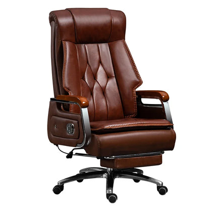 Recliner Gaming Chair Computer Vanity Luxury Designer Arm Office Chair Lounge Barber Leather Silla De Oficina Salon Furniture