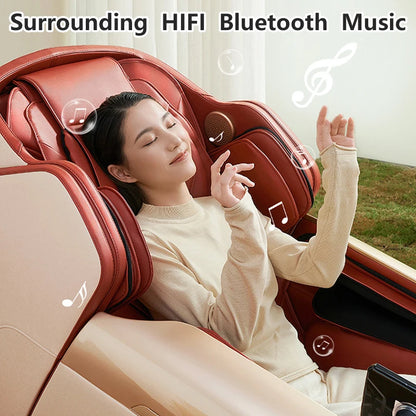 Electric Home Full Body Airbag Massage Chair Zero Gravity Hifi Music Relaxing Massage Chair Kneading Multi Functional Leisurely