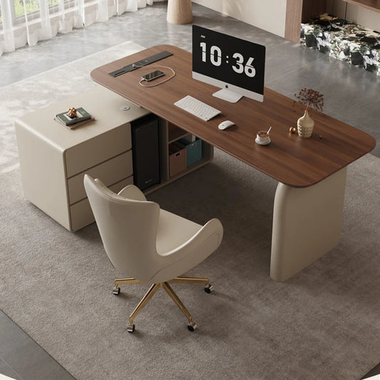 L Shape Reception Gaming Desk Corner Executive Laptop Study Gaming Desk Setup Student Meuble Bureau Media Console Furniture