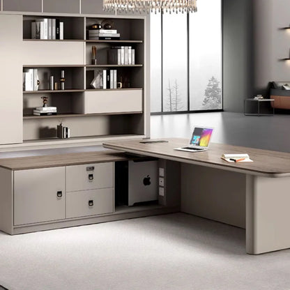 Modern Luxury Office Desk Workbench Storage Executive Drawers Office Desk Conference Scrivania Con Cassetti Office Furniture