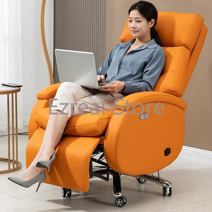 Lounge Puff Seat Comfortable Desk Chair Individual with Wheels Cushions Executive Office Chairs Cadeira Beauty Salon SY50OC