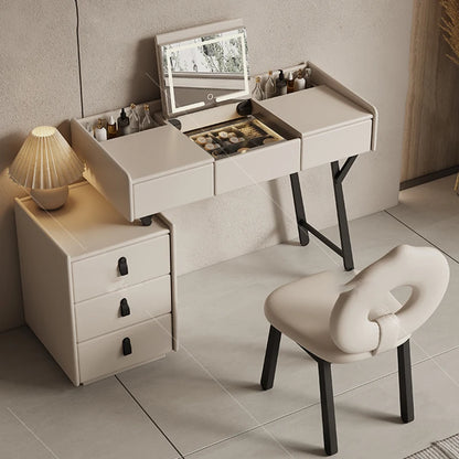 Master Nordic Dresser Table Vanity Mirror Unique Makeup Drawers Dressing Table Modern Storage Tocador Mueble Maquillaje Decor