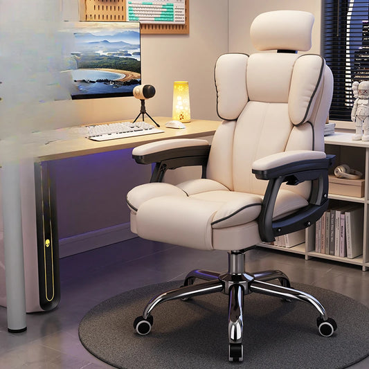 Rotating Recliner Office Chair Necksupport Fancy Designer Computer Office Chair Gaming White Cadeira Para Escritorio Furniture