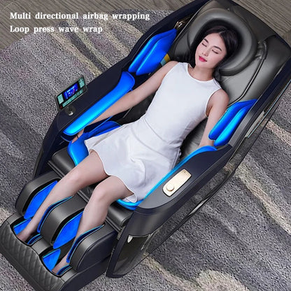 Massage Chair LCD Screen Bluetooth Smart Speaker Chair Multi Functional Electric Massage Chair Full Body Air Bag Zero Gravity