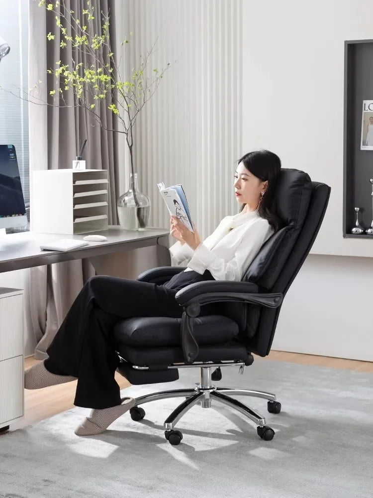 Sedentary Comfort Office Chair Lazy Sofa Recliner Computer Gaming Chair Work Executive Silla De Escritorio Office Furniture Wall