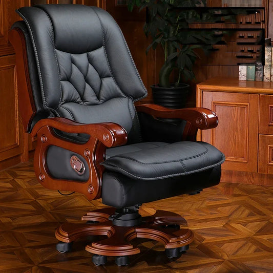 Massage Office Chair Back Support Luxury Conference Chair Ergonomic Computer Revolving