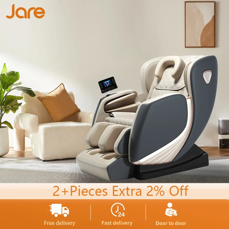 Jare L7 Massage chair armchair, Bluetooth speaker, airbag, heated, full body massage chair, zero gravity, foot massage