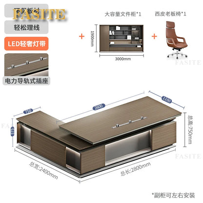 Standing Computer Desk Gaming Organizer Executive Reception Study Office Desk Corner Writing Compuatador Furniture