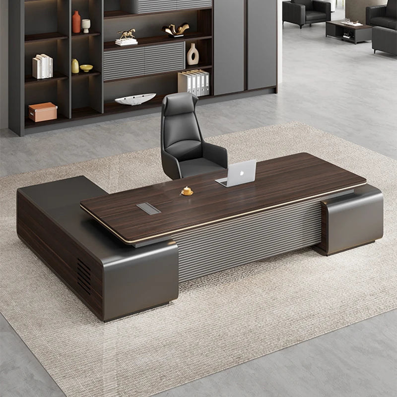 Office Table Desk Modern Corner Workshop Seating Work Multifunction Home Furniture Tavolo Da Lavoro Reception Executive Study