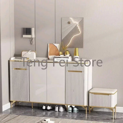 Nordic Luxury Sideboard Living Room Storage Modern Display Sideboard Kitchen Dining Room Mobile Cucina Kitchen Furniture SR50CG