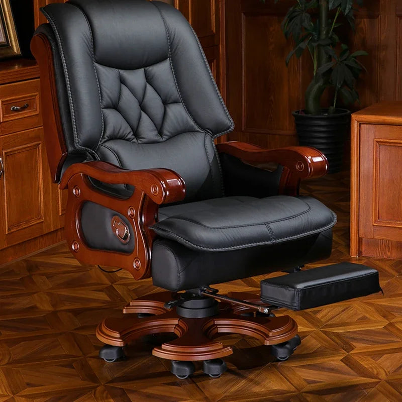 Massage Office Chair Back Support Luxury Conference Chair Ergonomic Computer Revolving