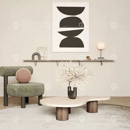 Luxury Round Coffee Table Living Room Mobile Tea Table Modern Design Console Table Basse Moderne Pour Salon Nordic Furniture