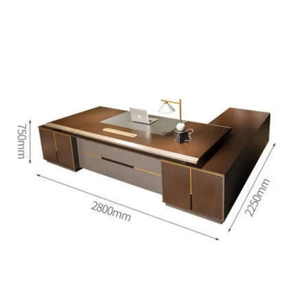 Boss desk table and chair combination leader simple modern office executive desk