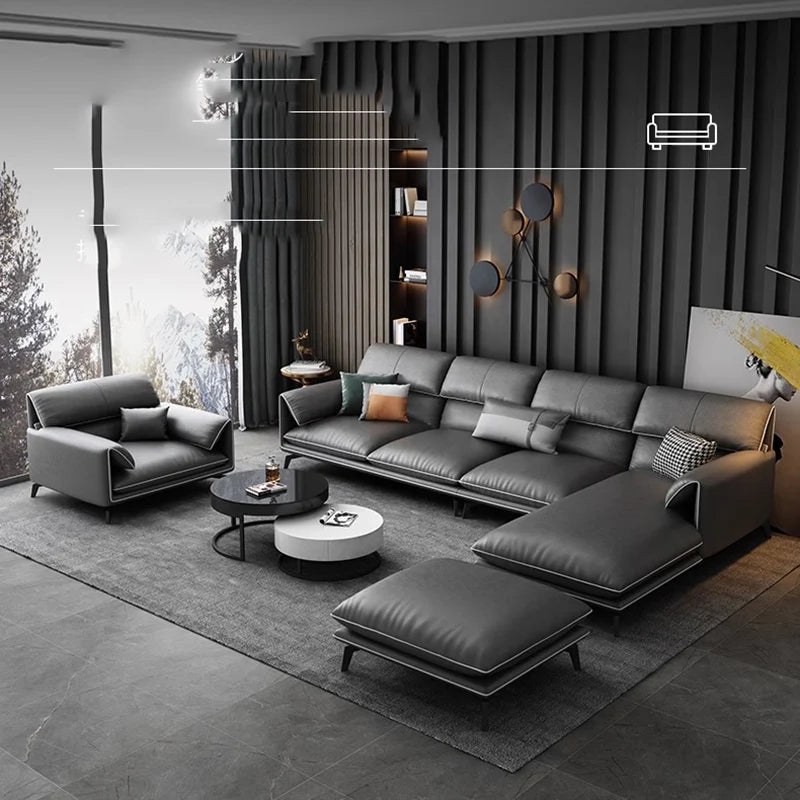 Minimalist Black Sofa Living Room Nordic Luxury Sectional Sofas Modern Europe Salas Y Sofas Muebles Economicos Furniture