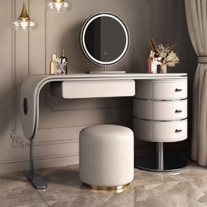 Modern Storage Vanity Dresser Makeup Nordic Shelf Desk Dressing Table Luxury Living Room Tocador Maquillaje Bedroom Furniture