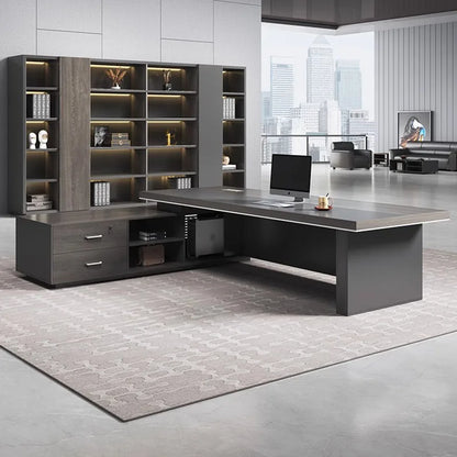 Organizers Drawers Office Desk Standing Storage Supplies Executive Computer Desks Floor European Mesa Escritorio Home Furniture