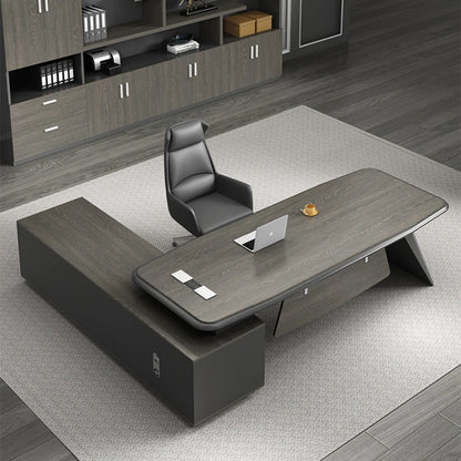 Modern Dark Office Desks Organization Standing Ergonomic Gaming Computer Desks Executive Accessories Bureau Meuble Furniture