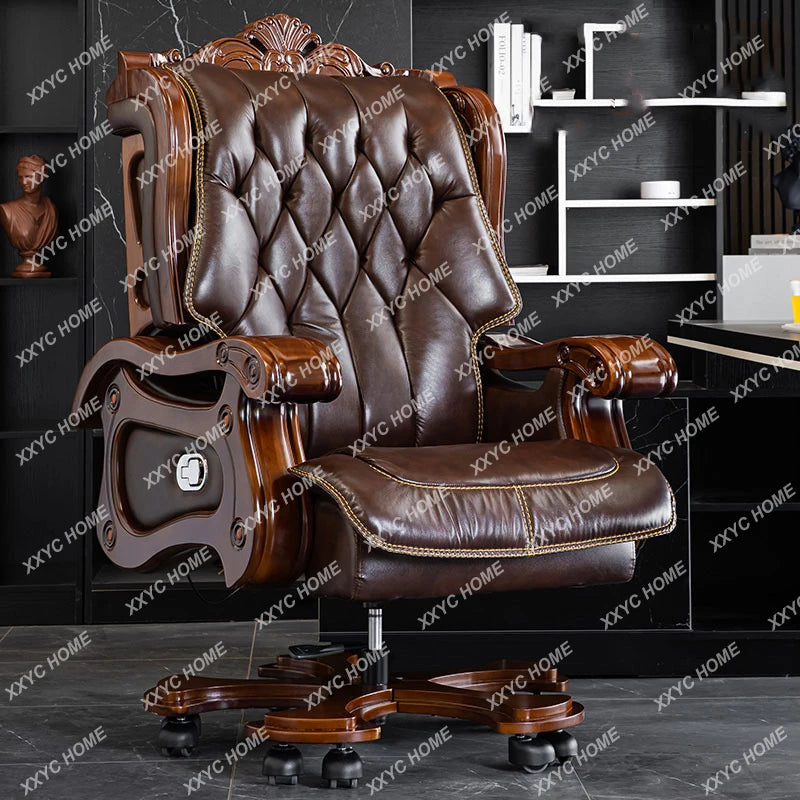 Luxury Massage Office Chair Leather Ergonomic Designer Living Room Gaming Chair Executive Durable Silla Gamer Office Furniture