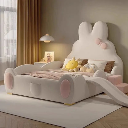 Modern Luxury Children Bed Wooden Pretty Unique Room Frame Children Bed Princess Girls Boys Cama Matrimonial Bedroom Furniture