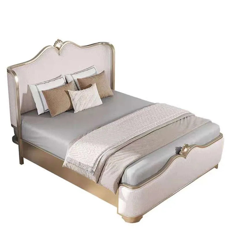 Storage Designer European Bed Double Luxury High End Modern European Style Bed Frame Twin Cama Matrimonial Bedroom Furniture