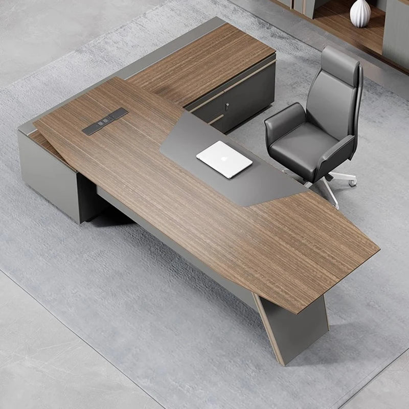 Executive Monitor Office Desks Desktops Writing Organizer Gaming L Shaped Office Desks Conference Bureau Meuble Modern Furniture