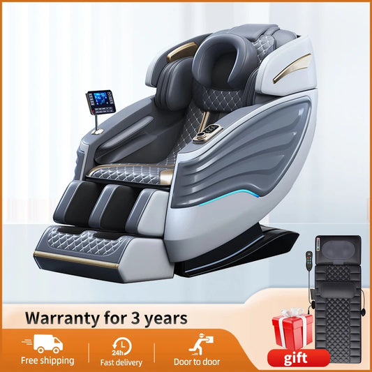 3 Year Warranty UKLife 4D SL-Track Full Body Air Bag Zero Gravity Luxury Electric Massager Chairs For Office Massage Sofa