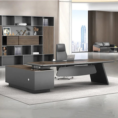 Reception L Shaped Desk Drawers Corner Conference Executive Office Desk Writing Storage Escritorios De Ordenador Home Furniture