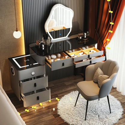 Kawaii Nordic Minimal Dressing Table Black Luxury Makeup Organizer Dressing Table Vanity Makeup Coiffeuse De Chambre Furniture