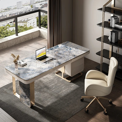 Computer Study Office Desk Work Standing Storage Office Desk Modern Executive bureau meuble Office Desk Furniture MZ50OD