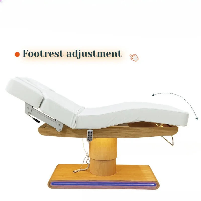 Multifunctional Massage Bed Portable Stretcher Hydraulic Beauty Folding Cosmetic Table Marquise Beautician Electric MRC-027