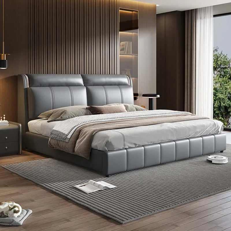 Multifonction Couple Bed Bedroom Organiser King Size Double Bed Modern Luxury Marco De Cama Queen Moderno Nordic Furniture