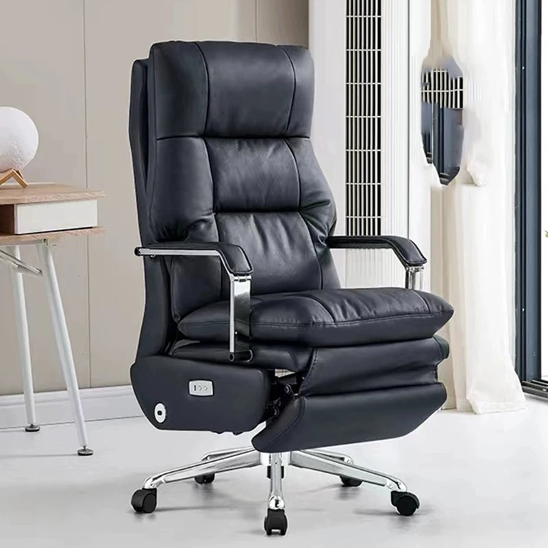 Waterproof Office Chairs Boss Game Sleep Neckrest Footrest Conference Backrest Luxury Chairs Raise Bureaustoel High Furniture