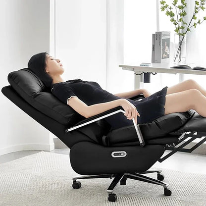 Ergonomic Chaise Office Chair Mobile Swivel Recliner Bedroom Office Chair Accent Lazy Work Cadeira Ergonomica Office Furniture