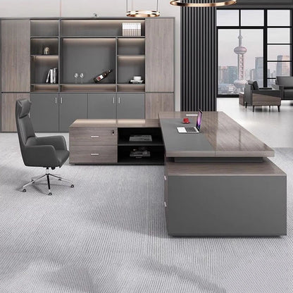 Computer Writing Office Desk Drawers Luxury Boss Workstation Desktop Executive Office Desks Corner Escritorio Modern Furniture