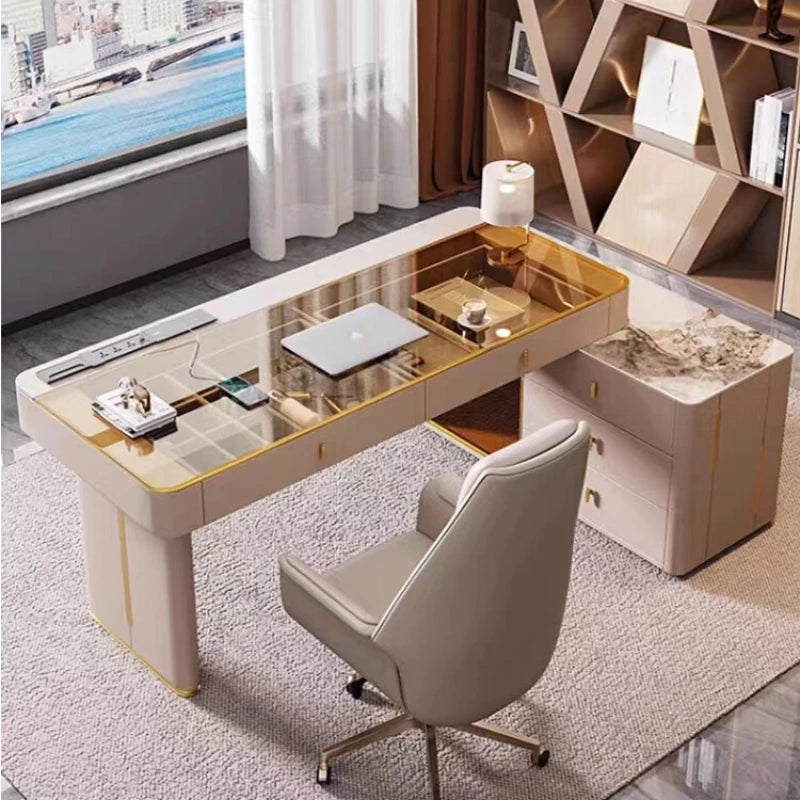 Executive Office Desk Modern Simple Table Computer Offices Work Multifunctional Desks Tavolo Room Offer Supplies Accessories