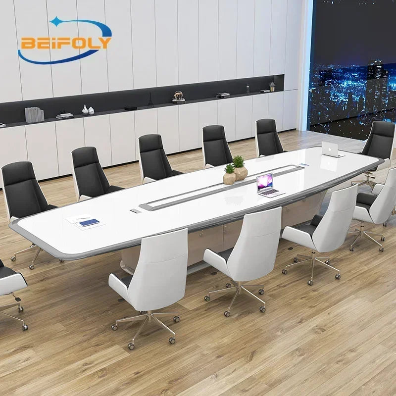 Modern Office Furniture Meeting Room Desk Conference Table High Quality Standard New Panel Wooden Conference Table