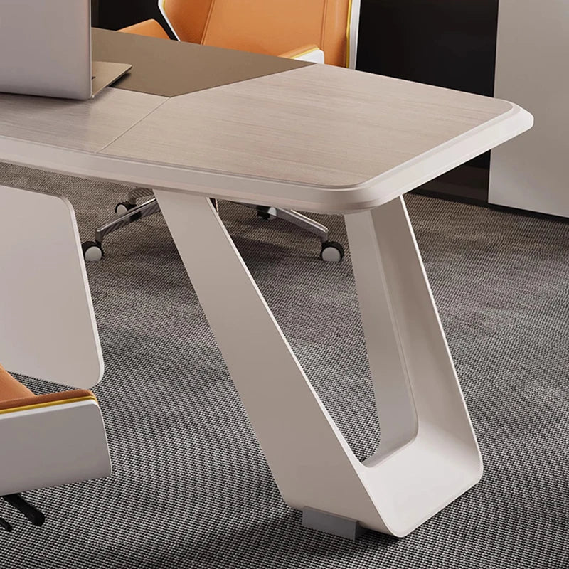 Modern Metal Office Desks Work Gaming Organizer Executive Shelf Computer Office Desks Drawers Tavolo Scrivania Ufficio Furniture