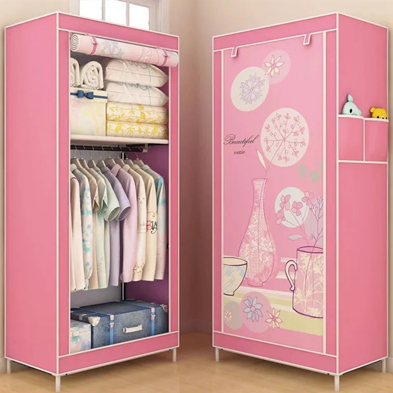 70*45*150  Non-woven Cloth Wardrobe